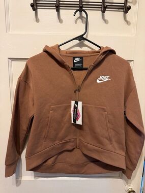 NWT Nike Tan/Brown Pullover Hoodie